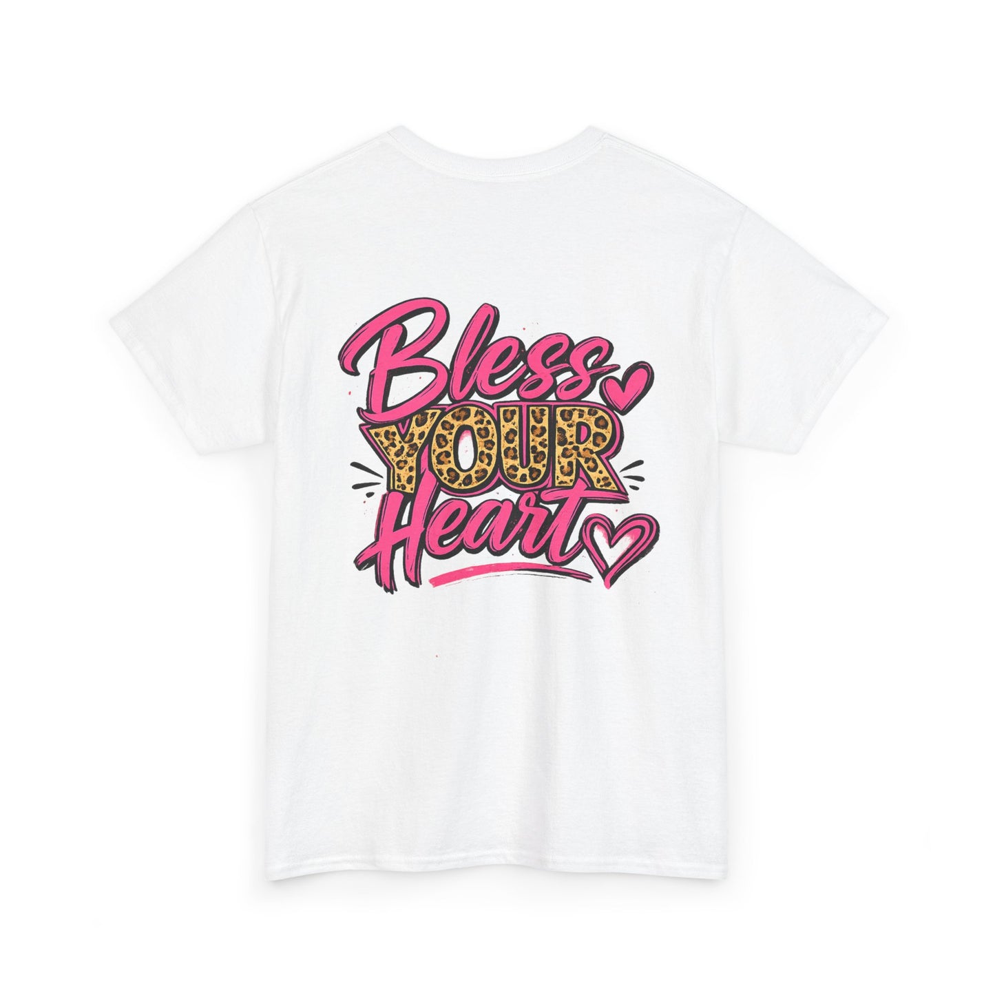 Bless Your Heart Leopard Script T-Shirt