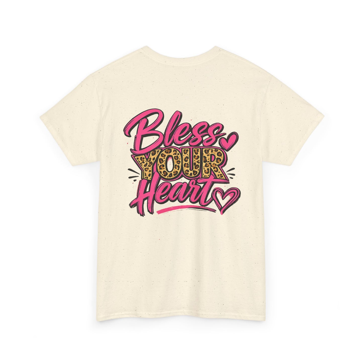Bless Your Heart Leopard Script T-Shirt
