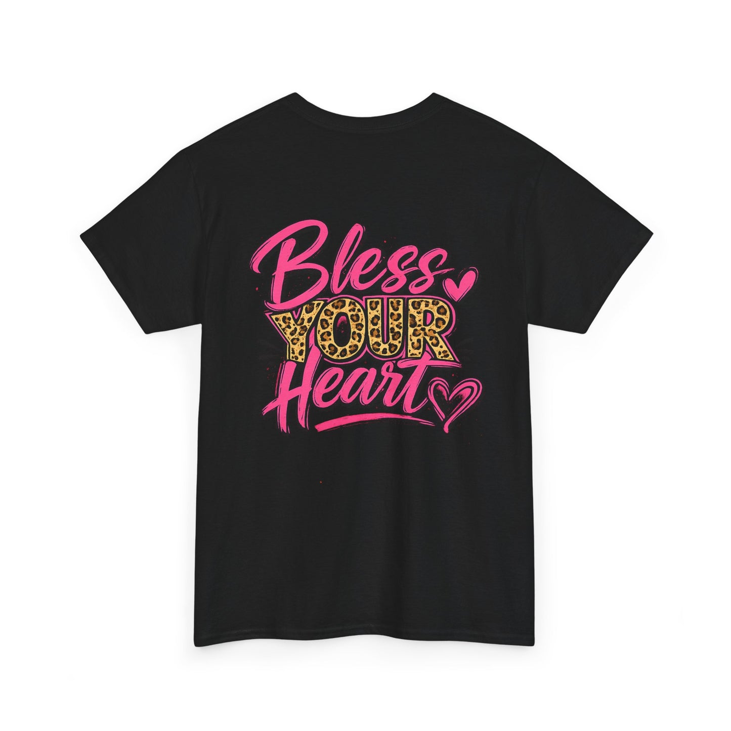 Bless Your Heart Leopard Script T-Shirt