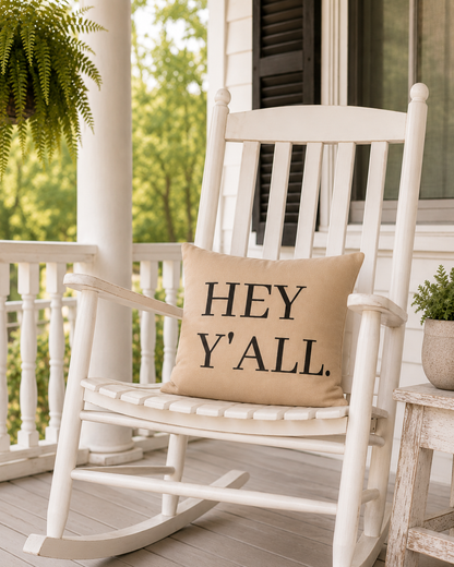 HEY Y'ALL Pillow