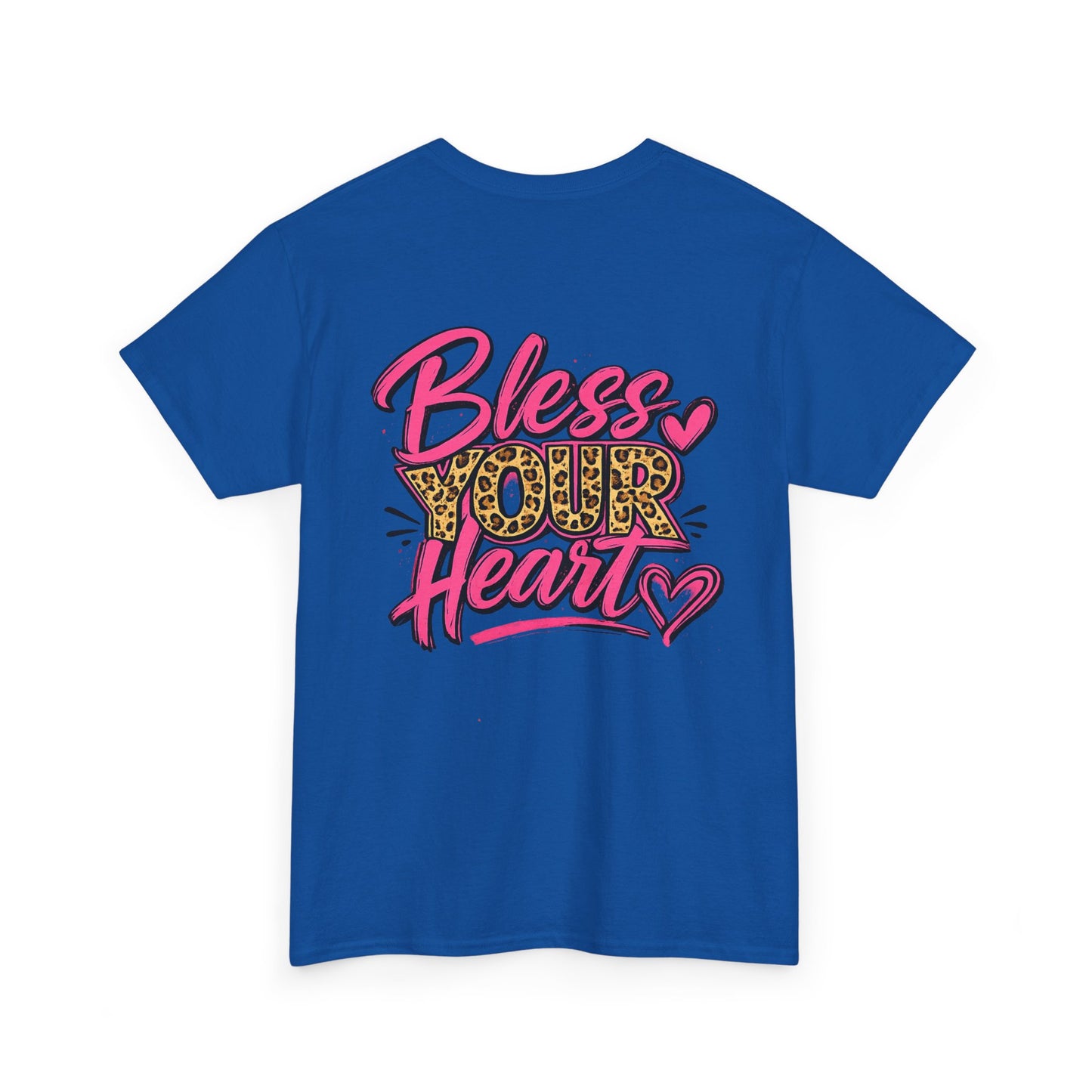 Bless Your Heart Leopard Script T-Shirt